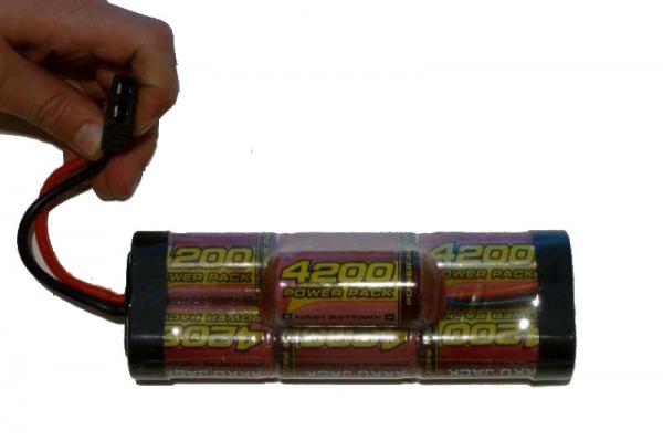 Battery 7 cell Pack with Traxxas Discharge Connector 4,2Ah-8,4V